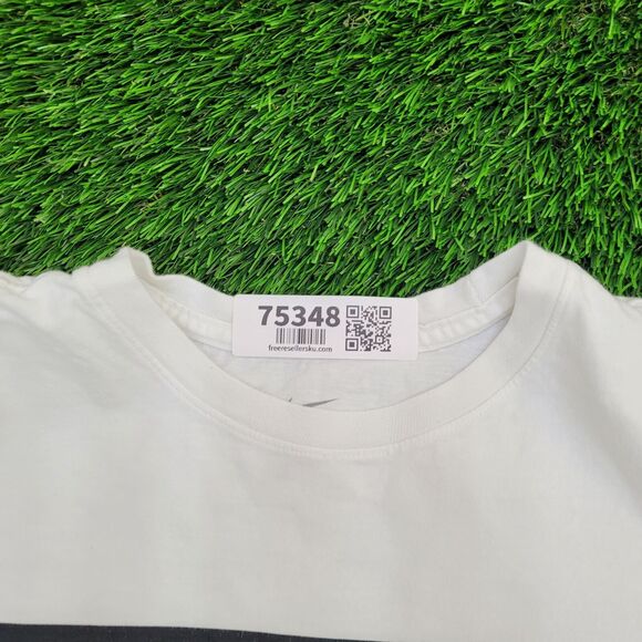 NIKE Swoosh Shirt Medium 21x25 White - Picture 11 of 12